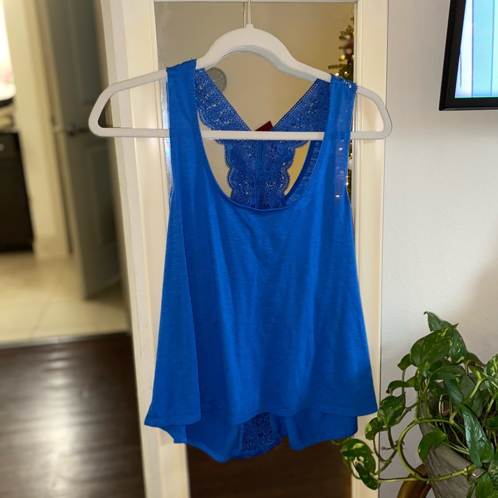Blue tank top